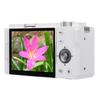 5K 64MP Digital Camera with 12X Optical Zoom 3.2in Flip Touch Screen WDR Anti Shake for Live