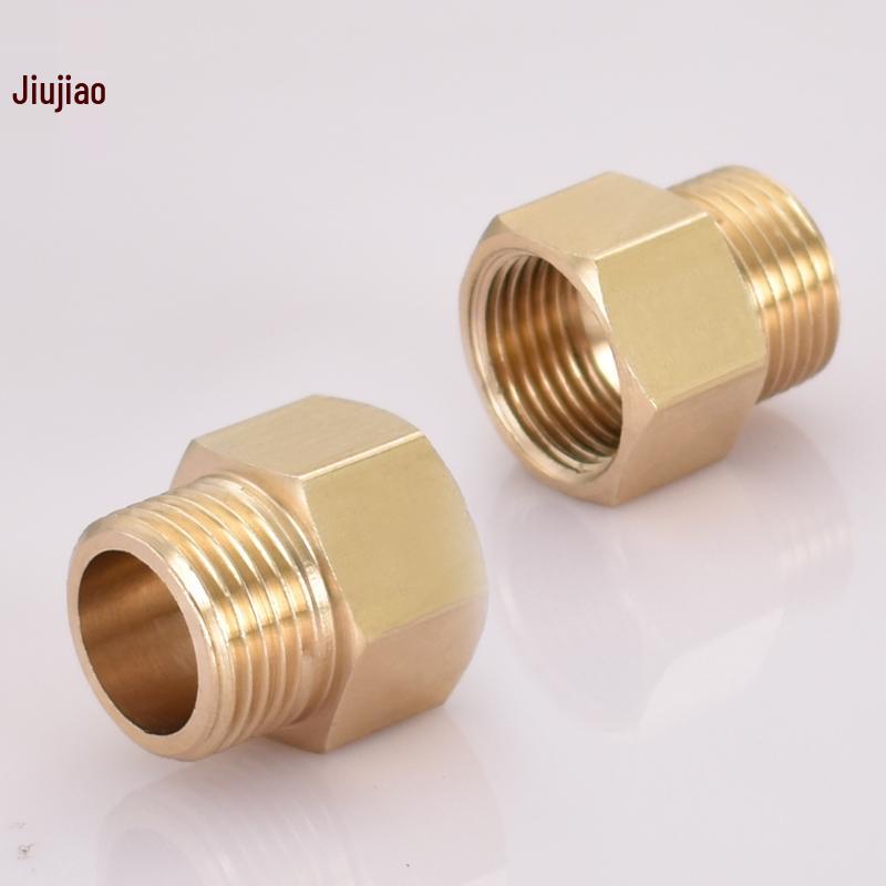 All-Copper Multi-Diameter Extension Connector: 1-6 Min, 1-Inch, Threaded for Water & Gas Pipes
