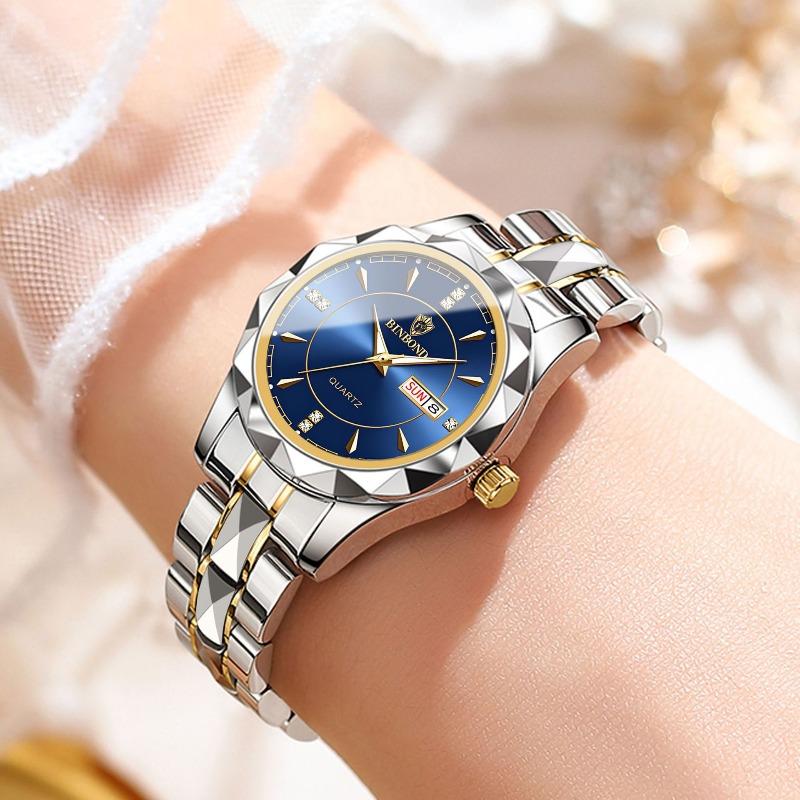 New trendy business style women's watch fashion waterproof luminous watch women's watch