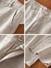 Women's High-Waisted Wide-Leg Linen Pants - 2025 Autumn Fashion Casual Loose Fit