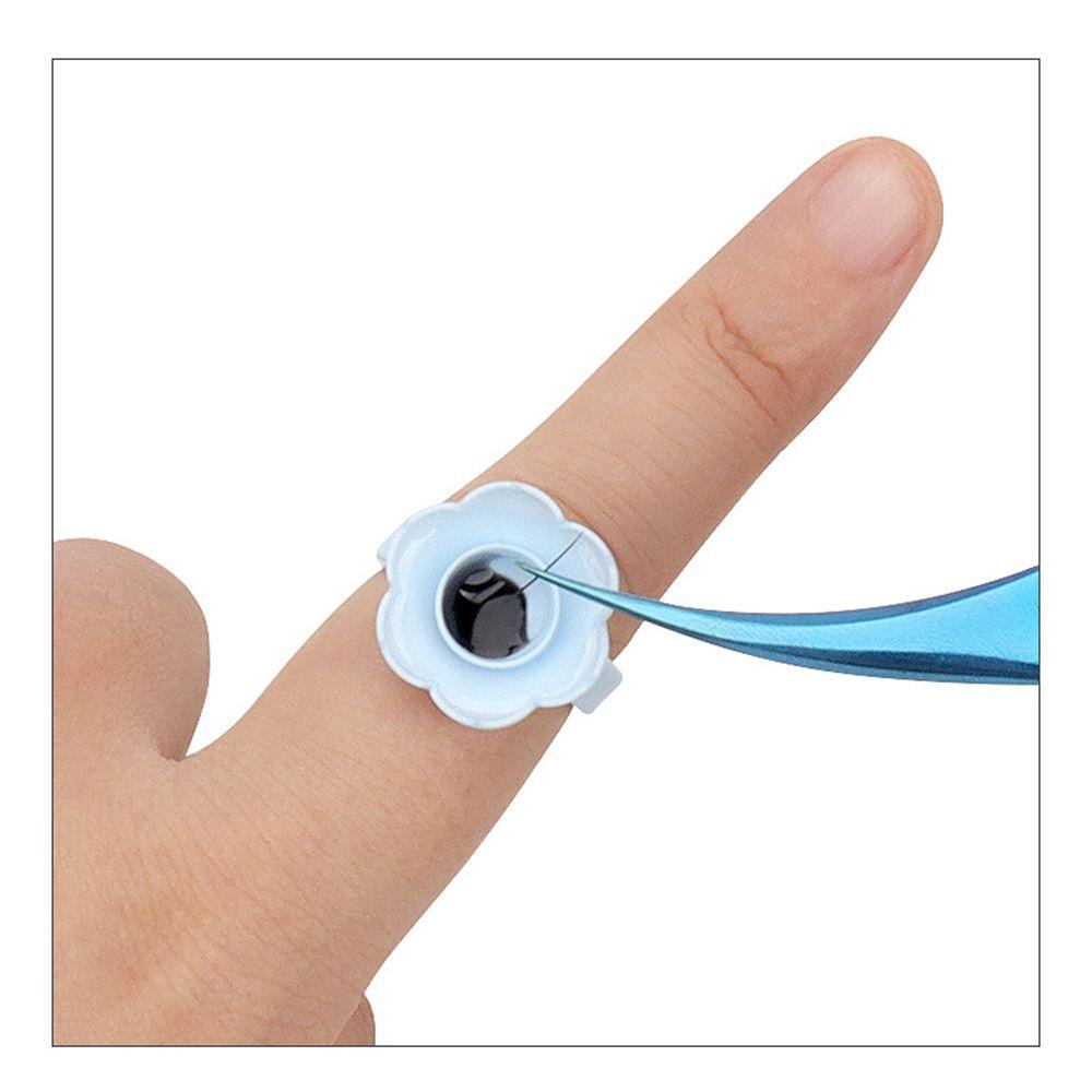 False Eyelashes Tool Beauty Accessories Organizer Supplies Glue Rings Grafting Suits Ring Holder