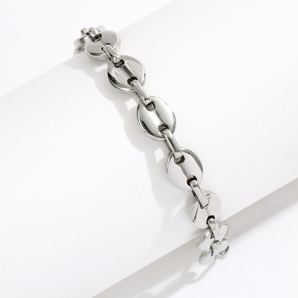 Light luxury niche design high-end golden pig nose bracelet couple simple and versatile temperament collarbone chain bracelet
