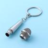 Bag Charm Microphone Pendant Microphone Keychain Simulation Microphone Keyring Microphone Key Ring