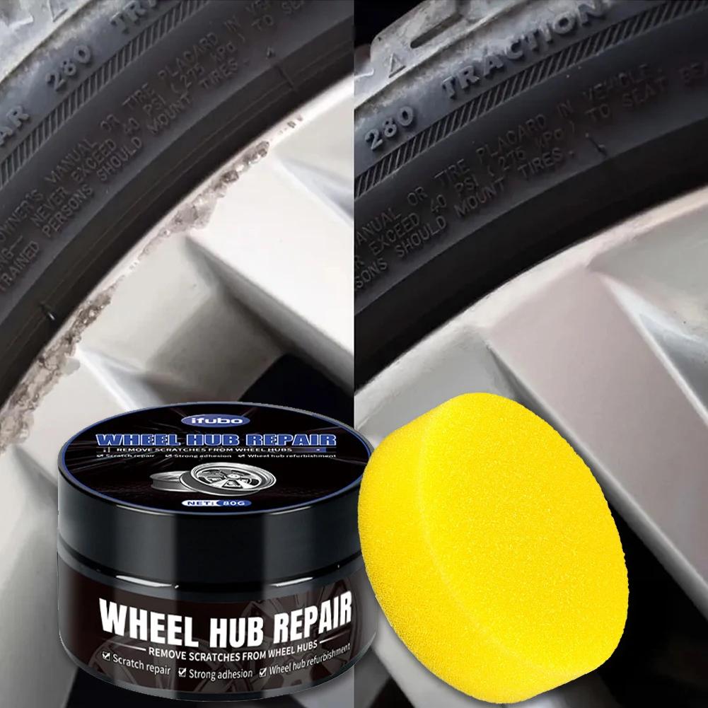 50g 80g Wheel Hub Scratch Repair Wax Automobile Tire Detail Repair and Deep Conditioning Repair Tire Shine Tyre Retreading Wax