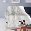 Grey Luxury Marble Design  Blanket Flannel Sofa Throw Blanket Lightweight for Home Bedroom Travel Throws Bedspread Quilt
