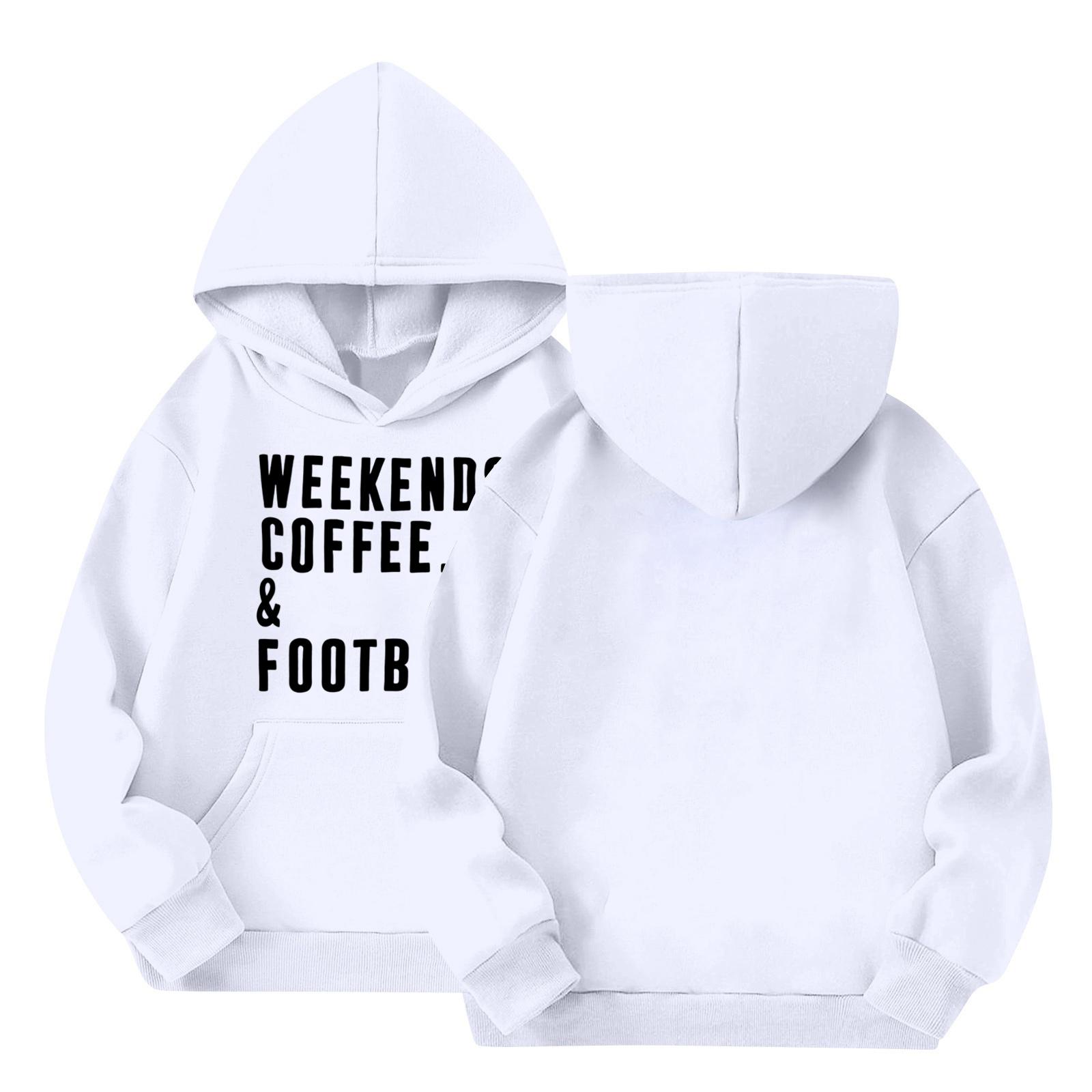 

Cute Hoodies For Teen Children Trendy Preppy Hooded Sweatshirts Oversized Long Sleeve Shirts Clothes For Children 110 белый