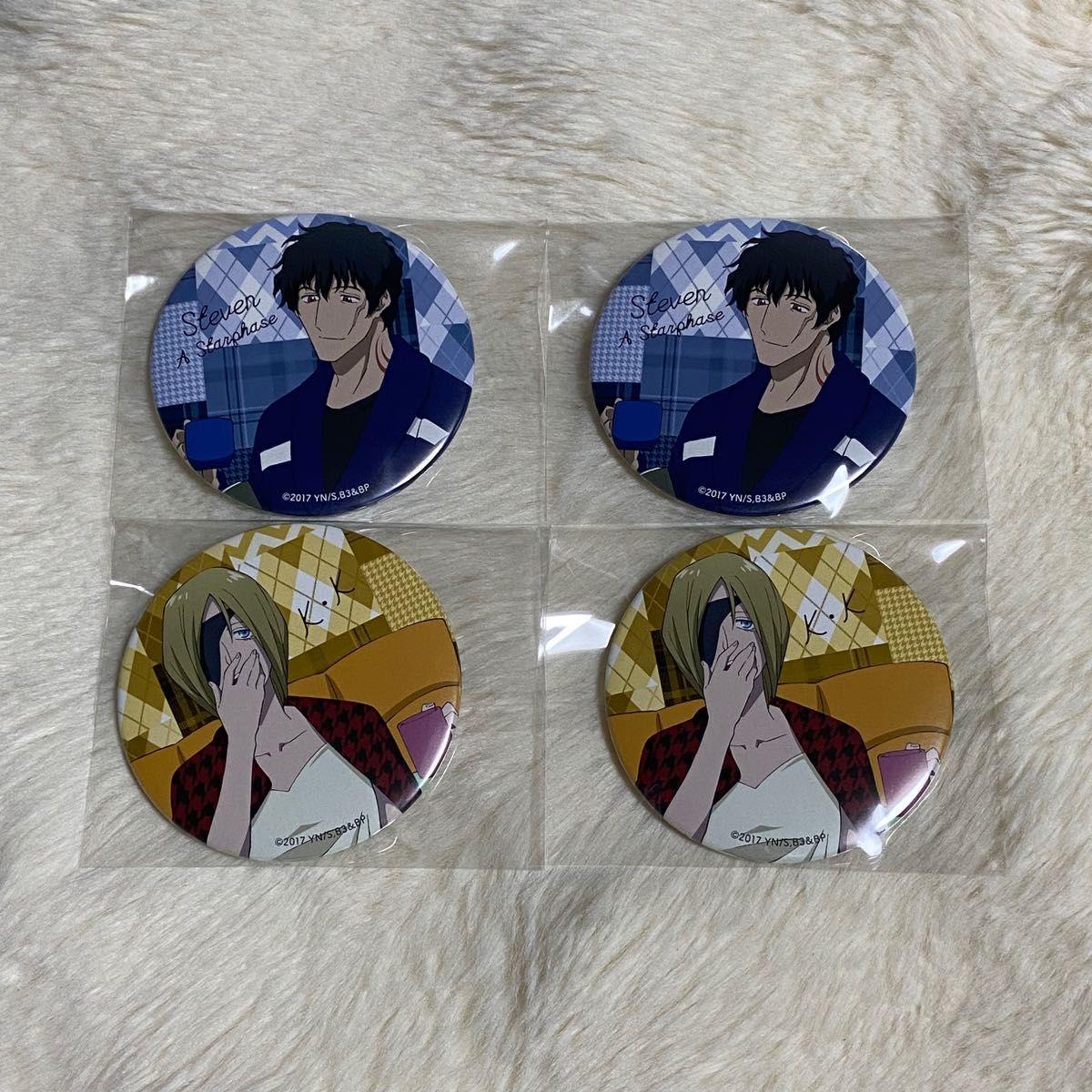 Used Blood Blockade Battlefront & BEYOND Anikuji Can Badge Steven K.K