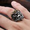 Retro Tight Metal Ring, Beautiful Monkey Head Ring, Fighting and Defeating Buddha Ring