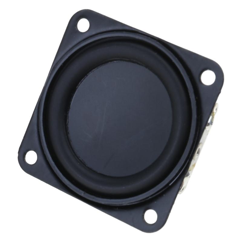 2Pcs 40mm 4Ohm 5W Portable Speakers 2inch 16 Cores Small Full Ranges Rubber Side Inner Magnetic Speakers Replacement
