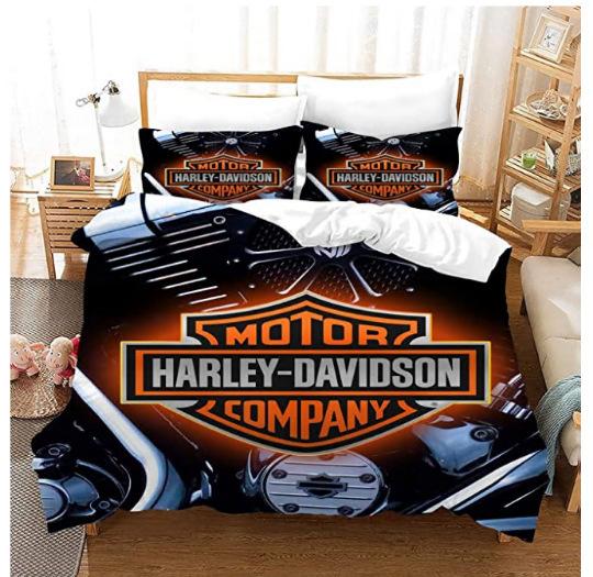 Eagle Motorcycle Series Bedding Three-piece Set
