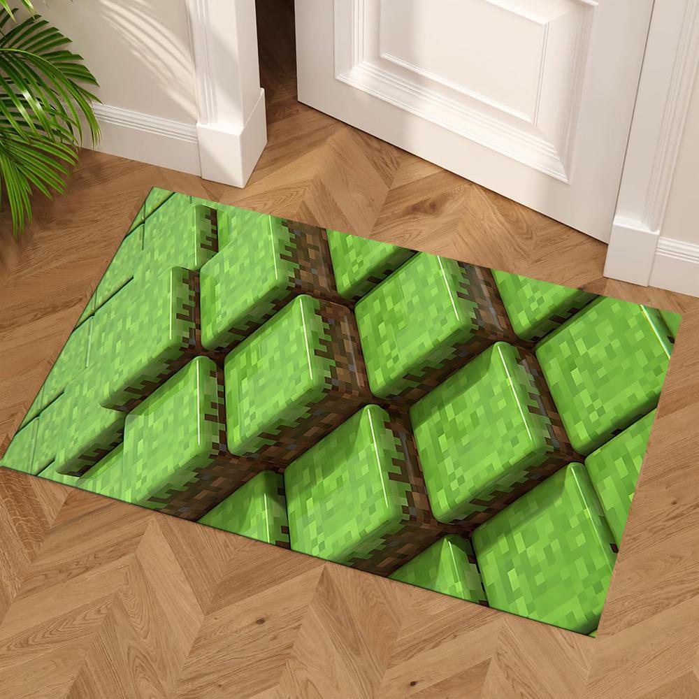 Minecraft Underground Adventure Floor Rug Office Rug Perfect for Bedrooms Hallway Living Rooms Dormitory Antislip Carpet Office home decor