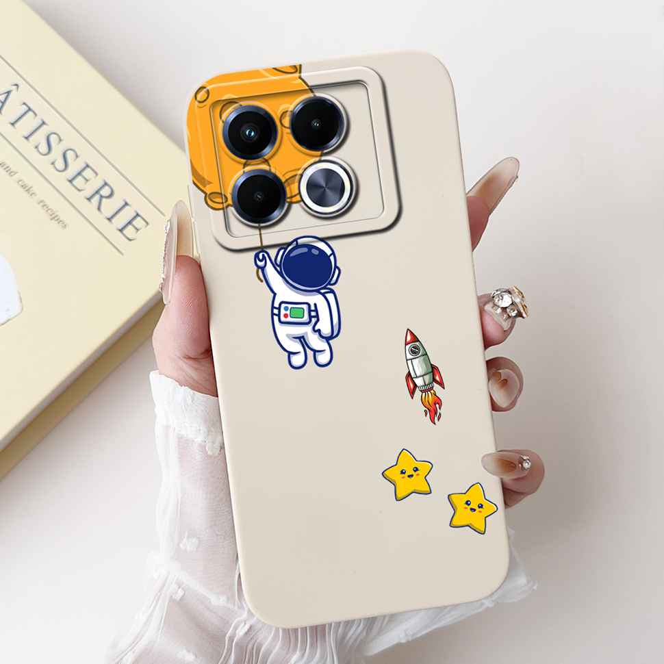 For Infinix Note 40 40X 5G Casing Lucky Girl Soft Silicone Case For Infinix Note 40 X  Note40 40X Pro 40Pro 5G Back Covers