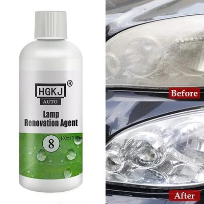 Car Headlight Restoration Polishing Kits Headlamp Scratch Remover Repair Cleaning Paste Remove Oxidation Headlight Polish Liquid