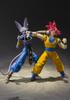Bandai Figurka DBZ Son Goku Super Saiyan God Czerwone Włosy SH Figuarts 14cm 4549660175643 - - -