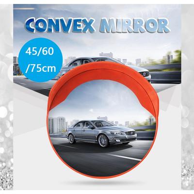 45/ 60/ 75CM Outdoor Polycabonate Traffic Safety Convex Mirror Road Safety Wide Angle Corner Mirror