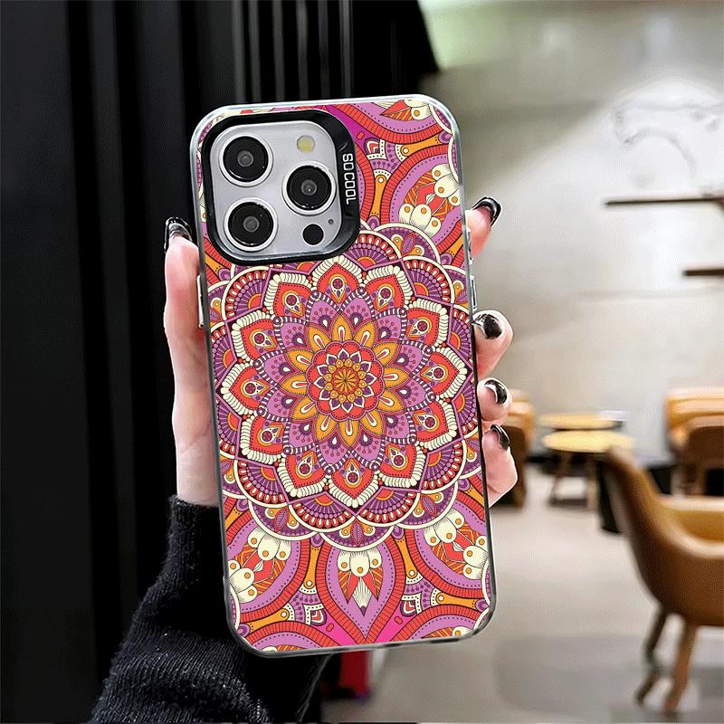 Mandala Style Pattern Soft Phone Case for iPhone 15 16 17 Pro Max 17Air 16E 14 Plus 13 12 Mini Shockproof Cover Back Shell