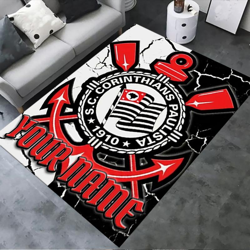 Custom Name Corinthians Carpet Rug for Living Room Bedroom Home Sofa Decoration,Kids play Non-slip Floor Mat