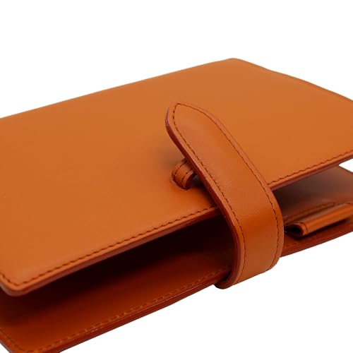 CCOMPANY LIMITED Planner, Made In Japan, A5 Size, Bible Size, Bible Slim Size, with Pen Holder, Turner 2 Second (Bible Size, Brown)