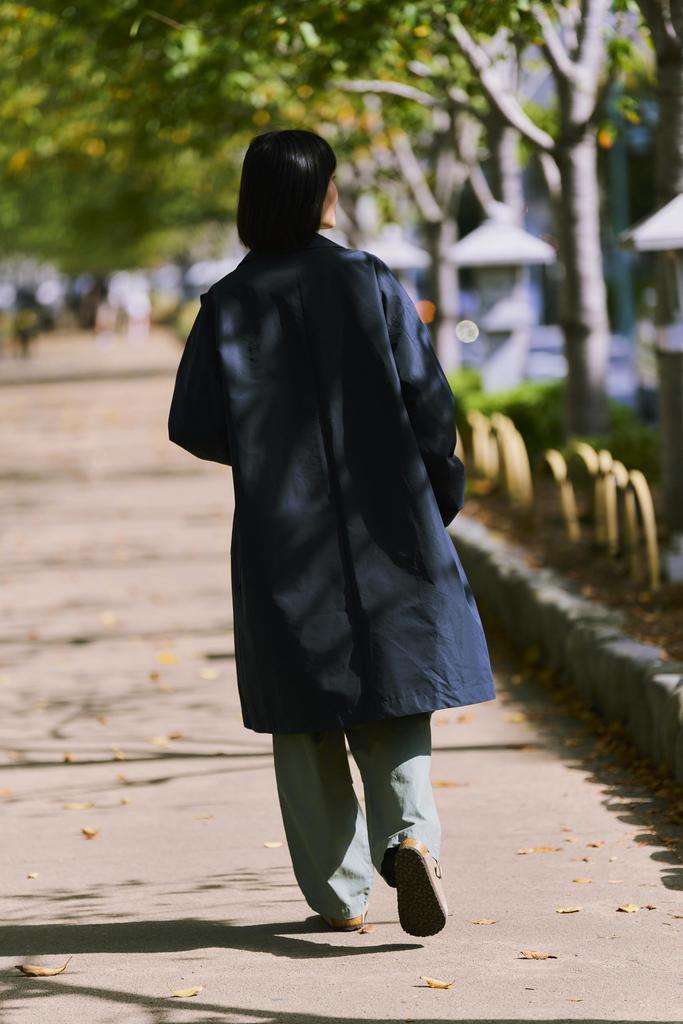 Snow Peak WINDSTOPPER Bal Collar Coat Outerwear Jacket Coat Overcoat Down Padded DARK NAVY L CT-26SU001 Men's Women's