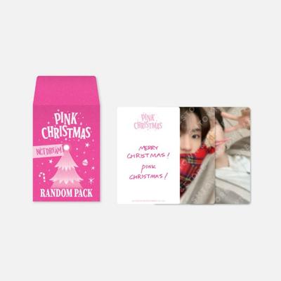 NCT Dream 2023 Pembe Noel Rastgele Paket Takas Kartları Mark Renjun Jeno Haechan Jaemin Chenle Jisung Fotoğraf Kartı Fotoğraf Kartı