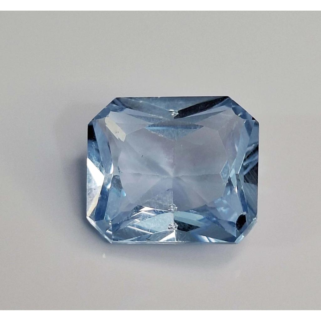 Sky Blue Aquamarine Natural 8-10 Ct Emerald Cut Beautiful Certified Gemstone