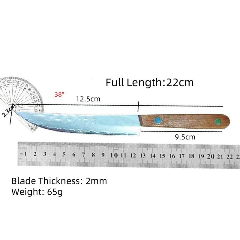 67-lagiges Geschmiedetes Damaszenerstahl Steak-Set Klinge Scharf Schälmesser Obstmesser Glatter Massivholzhandgriff Ausbeinmesser