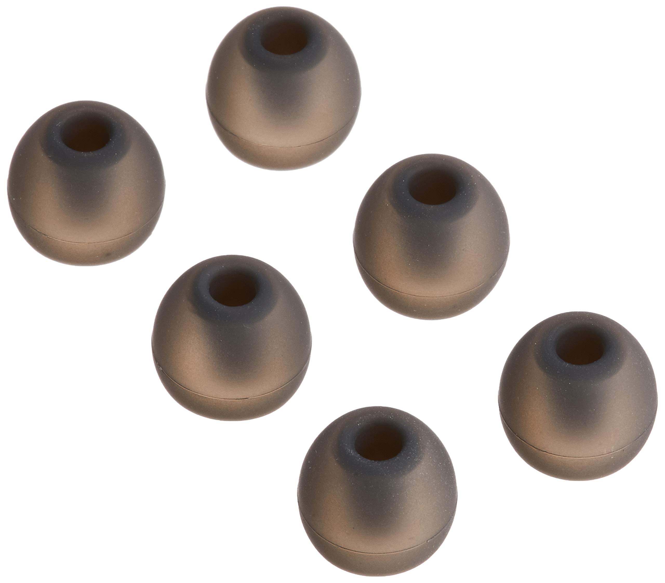 

ELECOM Earpiece Spare L Size Silicone 6 Pieces Black EHP-CAP20LBK