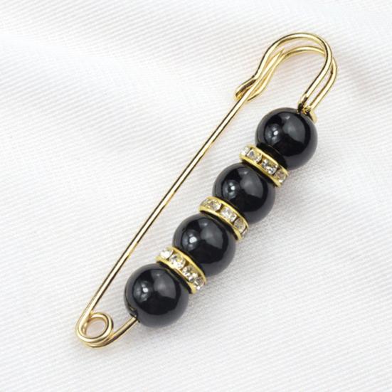 Bezpečnostní brož Jemné zpracování Prevence expozice Atraktivní Faux Pearl Women Safety