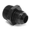Fuel Pipe Straight Adapter 10 AN To 3 4 NPT Hose Fitting 6061‑T6 Aluminum Black Anodized