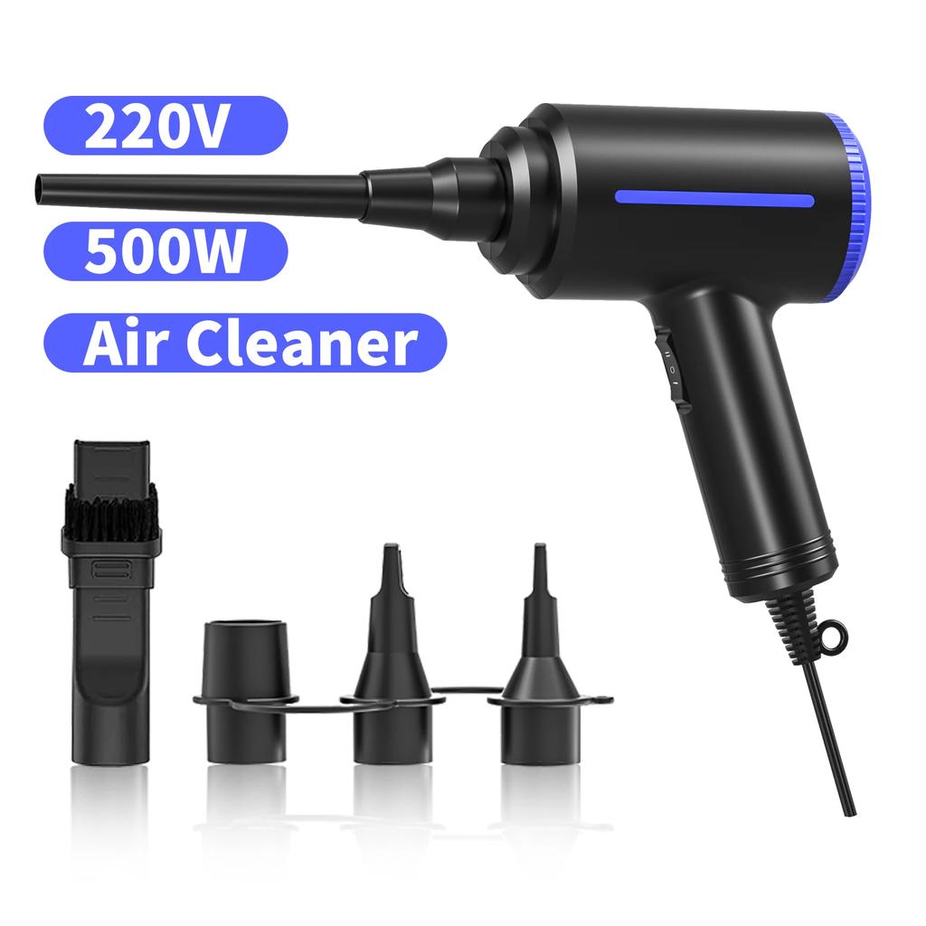 ATENGE Electric Compressed Air Duster 500W Air Blower Computer Keyboard Cleaning, Handheld Computer PC Duster Cleaner