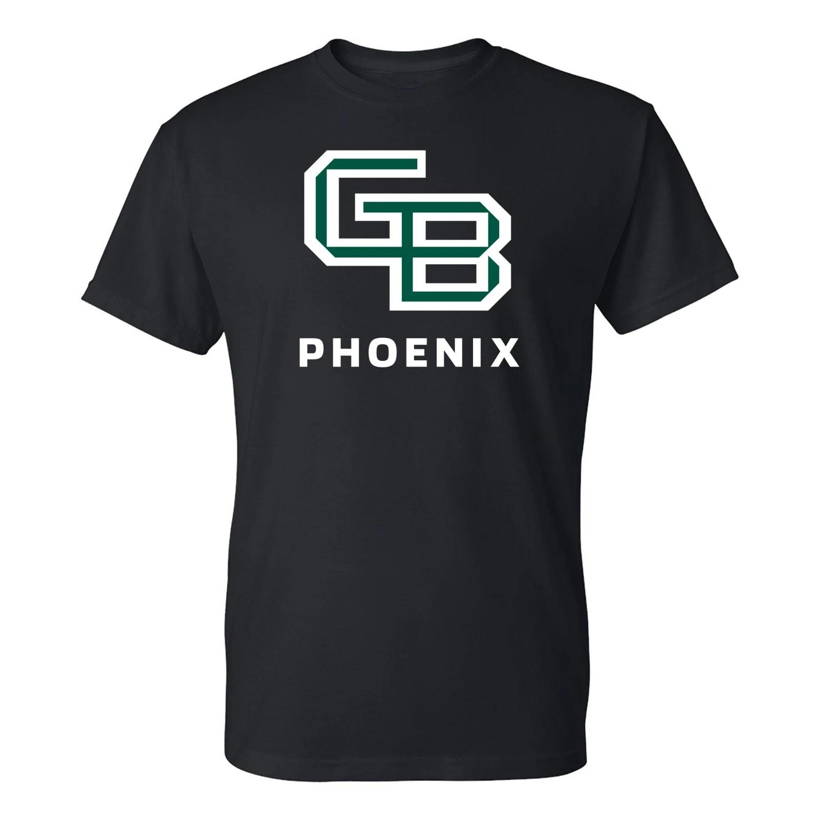 Wisconsin-Green Bay Phoenix Primary Logo Short Sleeve T-Shirt - Black L