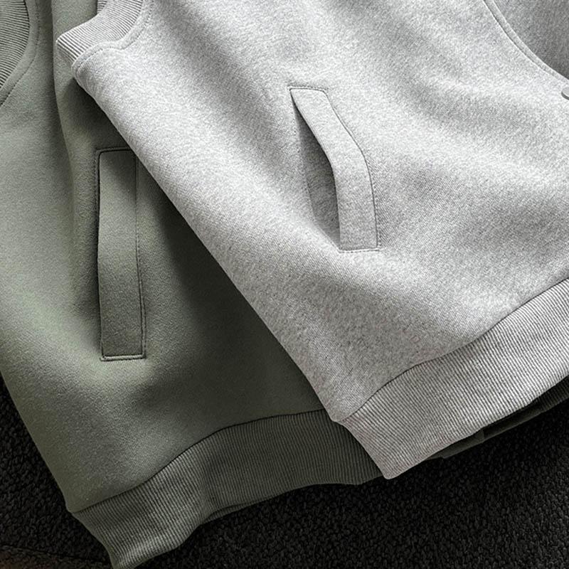 Vest for Women Cotton Autumn Winter Sleeveless Tops Vest Oversize Thickened Solid Color Casual Vest Jacket