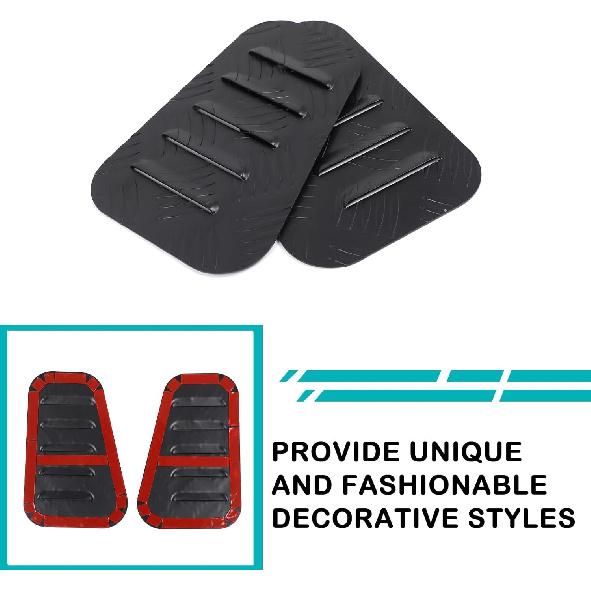 Car Hood Vents Exterior Accessories Compatible with Ineos Grenadier 2020-2025 Front Bonnet Vent Hood Air Intake Trim Protect Cover Exterior