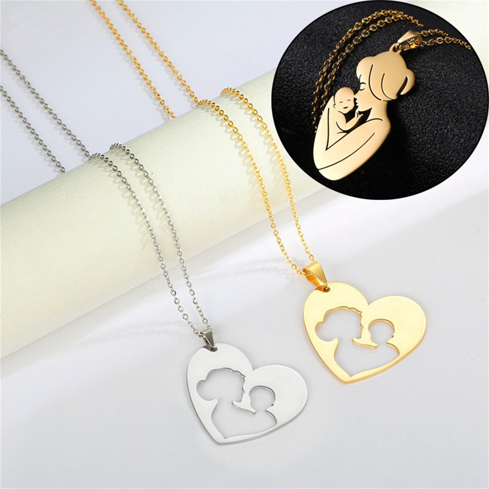 

Ожерелья для женщин, персонализированные ожерелья-цепочки из нержавеющей стали, ювелирные изделия, подарок маме