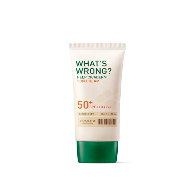 FRUDIA - What s Wrong Help Cicaderm Sun Cream 2024 Version - 50g