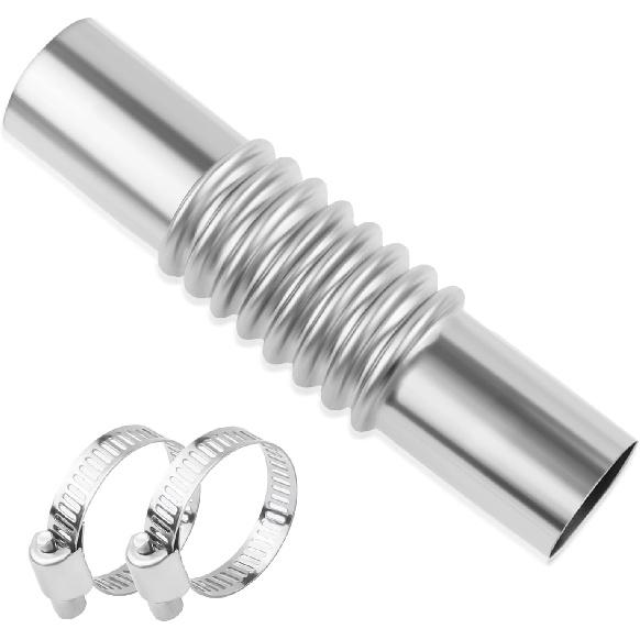 Universal Car Accessories Exhaust Connector Kit - Elbow/Straight Pipe Exhaust Flex Pipe For Diesel Air Heater