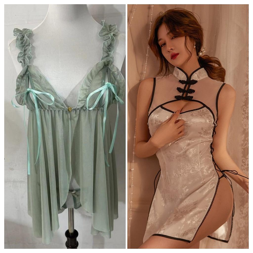 Sexy pajamas women's pure desire lace ice silk underwear mood high-end suspender nightdress 2026 new loungewear