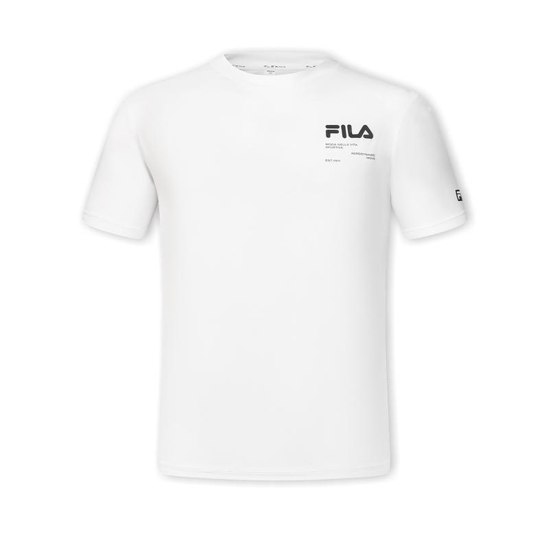 

New FILA Athletics T Shirt Men s Jade White A11M431109FWT 4XL(190/112B)