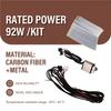 Car Seat Heater Kit Universal Built-In 2 Seats Heating Pads 3-Level Control Switch System