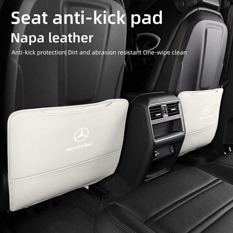 2025 Hot 2PCS Car Seat Back Protector Anti-Kick Mats Anti Dirty Pad For Mercedes Benz AMG A C E Class W201 W210 W108 W204 W205 W