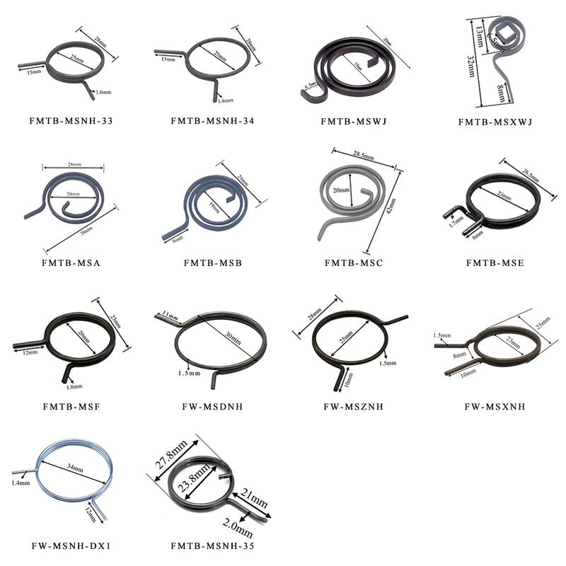 10Pcs The handle torsion spring Anti-theft door lock spring  Electronic lock spring Various specifications torsion spring