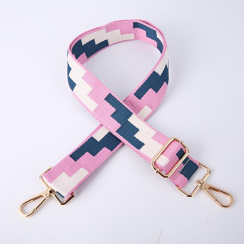 Creative Fashion Square Ethnic Style Adjustable Long Shoulder Strap Crossbody Shoulder Bag Strap Bag Shoulder Strap Accessories