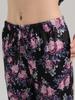 European and American Women's Plaid Print Casual Sleep Pants - Drawstring Loose Fit
