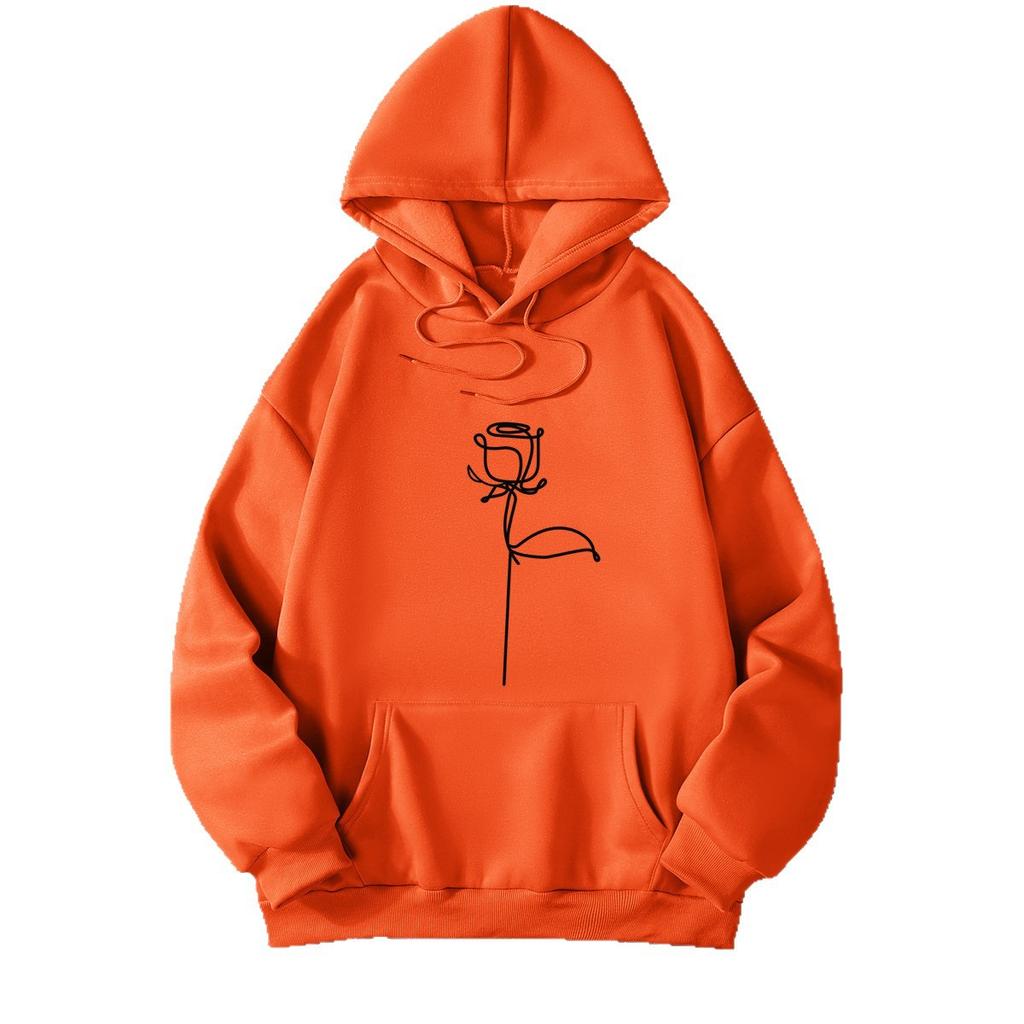 Winter thickened fleece sweater women's 2025 new autumn and winter large thermal loose hooded top