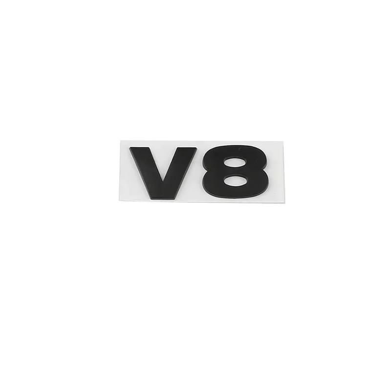 3D ABS HSE V8 Letters Rear Trunk Fender Badge Emblem Decals Sticker For Land Range Rover Sport Vogue Discovery 4 Car Accessories