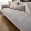 Solid Color Minimalist Sofa Cushion Chenille Cushions Backrest Cover Sofas Towel Cloth Dust Anti Slip Protective Seat Mat