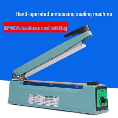SF-300 Aluminum Casing Hand Press Sealing Machine with Printing