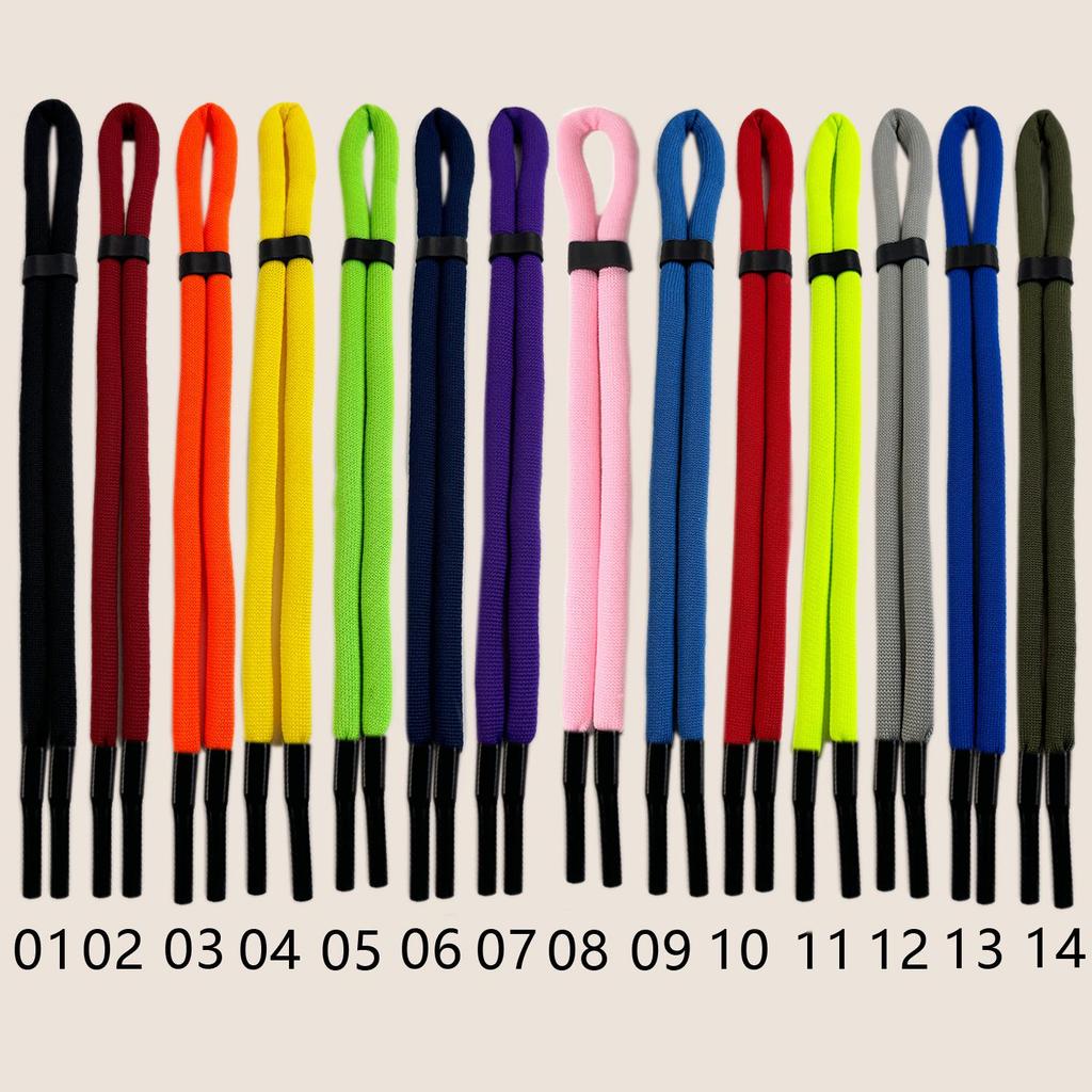 10mm Polyester Crochet Eyeglass Cord with Sponge Core for Surfing, Snorkeling, Freediving, and Scuba