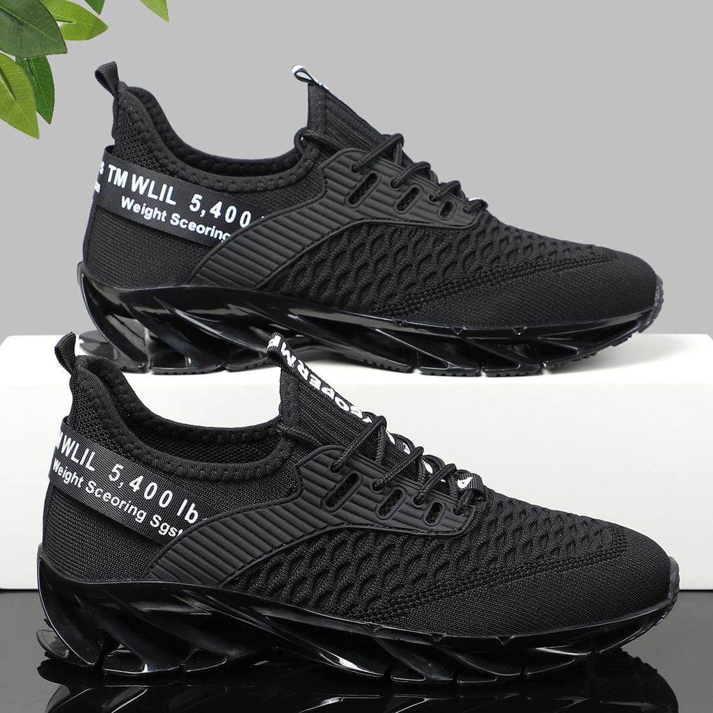 Zapatos Casuales de Moda para Hombre Otoño 2025 Transpirables Tejido Volador Estilo Blade