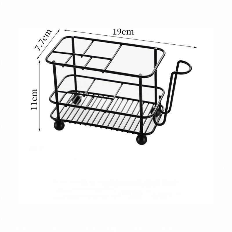 Toothbrush Holder For Bathroom - Stainless Steel Toothpaste Holder Stand, For Electric Toothbrush Stand Organizer Accessories